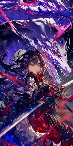 【深紫の戦士】\"Deep Purple Warrior\"