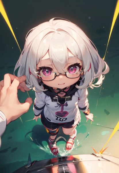 見つめる幼女(別バージョン)