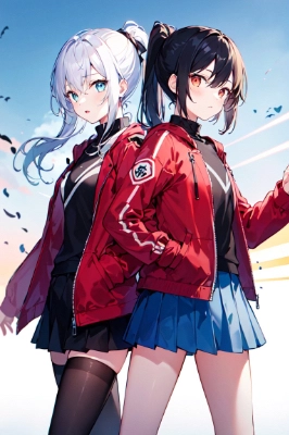 vivid red girls