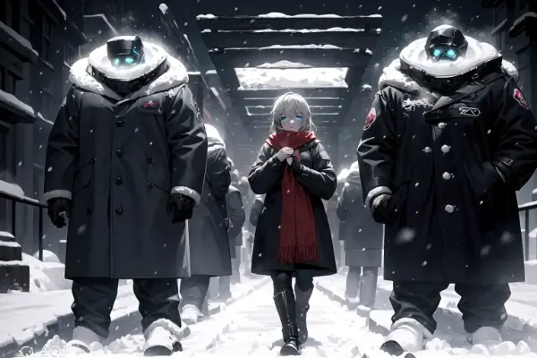 「雪の中の恐怖」