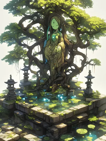 盆栽ドリアード