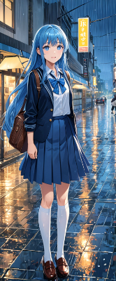 夕方の街