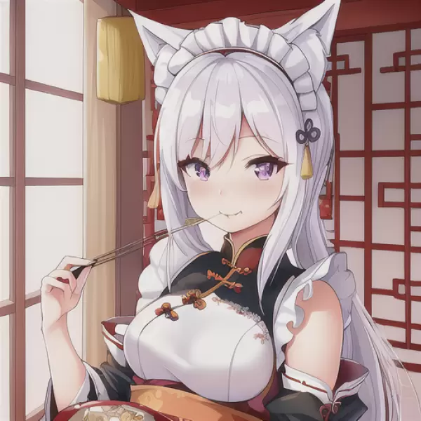 チャイナドレスメイド服