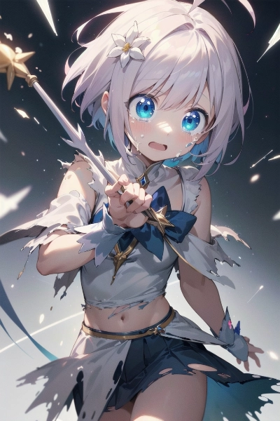 敗北中の魔法少女