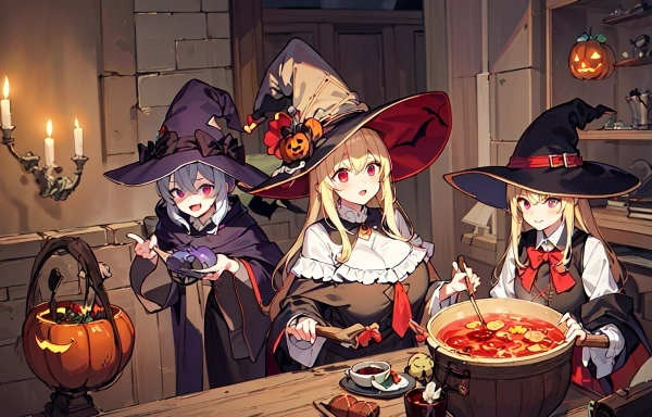ボルシチを作る魔女三姉妹