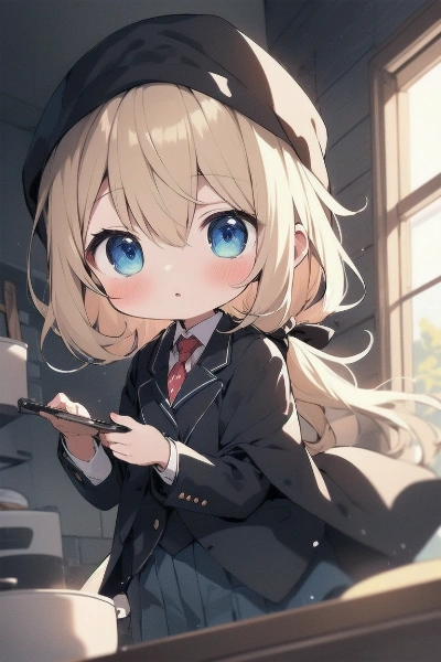 学園に潜伏する総統くん