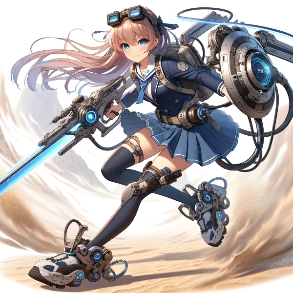 荒野を駆ける剣士