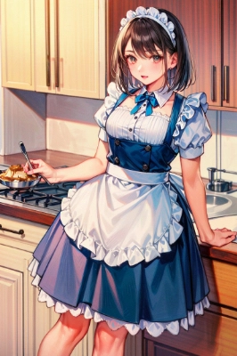 プリンとメイド