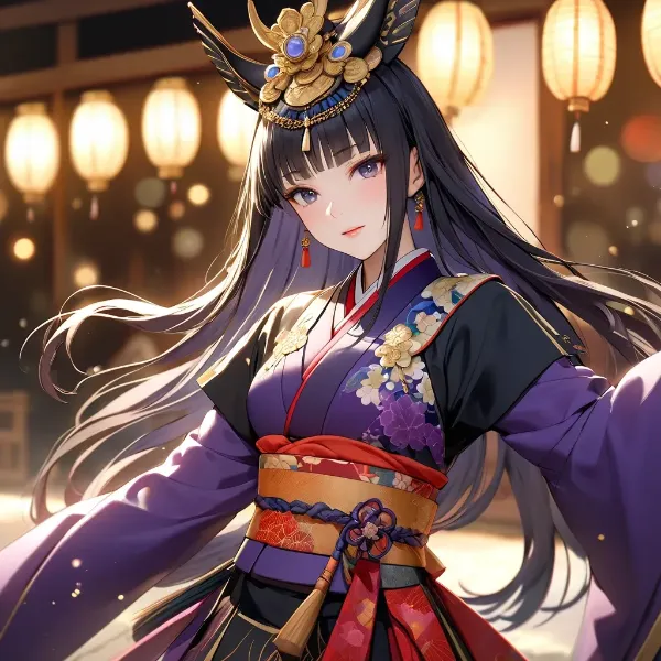 提灯灯る夜の鬼姫