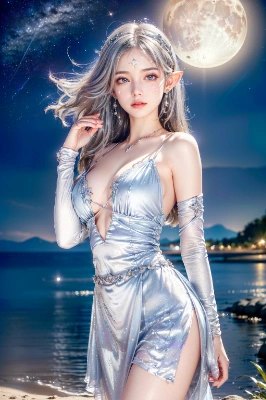 異世界シリーズ「満月とエルフ美女」