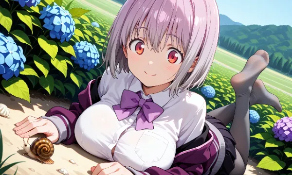 お題:カタツムリ 企画参加作品画像 新条 アカネ