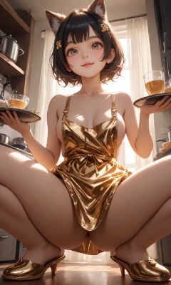 闇深そうなウルフカット