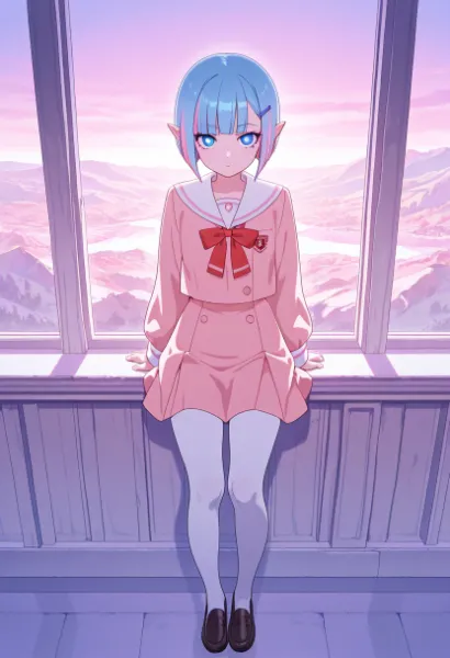 遠景の霞が、心の輪郭をそっと撫でる