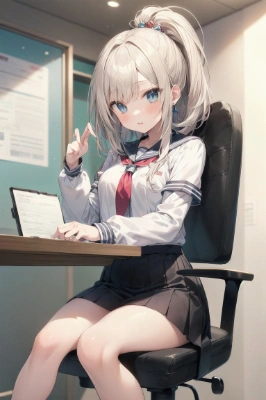 ポニーテール女子高生