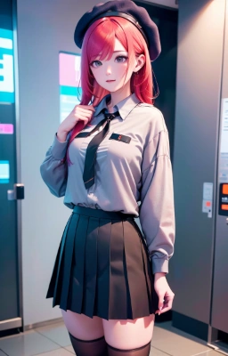 288-お題-ベレー帽-