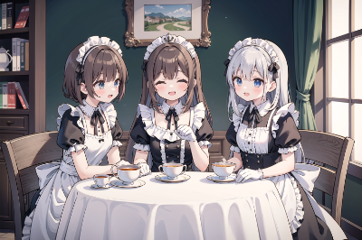 メイドさんたちのお茶会