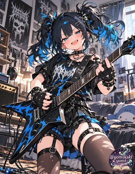 形から入るツインテちゃん・・・髪型も・・・