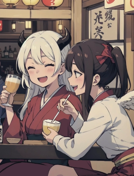 天使と悪魔の飲み会