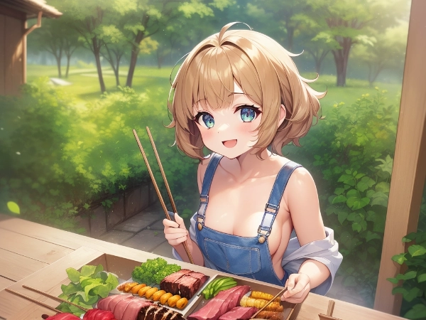 バーベキューの食材