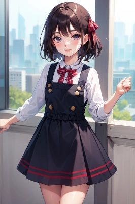 ジャンパースカート少女
