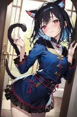お、おい…本当に似合ってるんだろうな……！