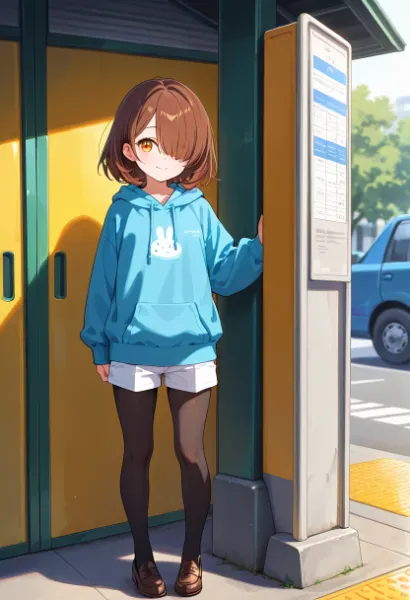 「あ、キミもここからバスに乗るんだ、奇遇だね♪」
