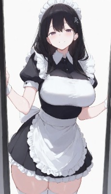 からかってきそうなメイドさん