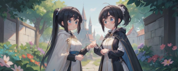 さっちゃん、たまちゃんにクローク・デ・クールを着てもらう