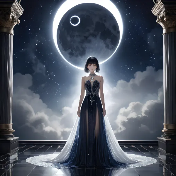 「月」カードの幻想的な演出