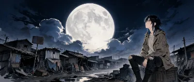 月はキレイ