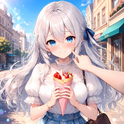 クレープとほっぺどっちが甘い？