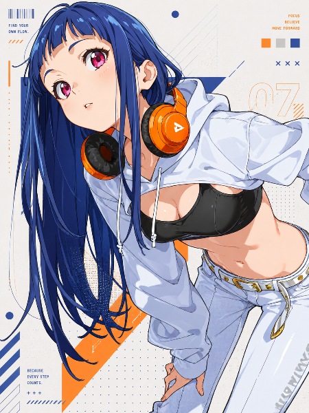 音の波に身を委ねる青い旋律