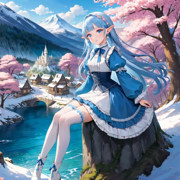 湖面の反射が語る季節の継ぎ目