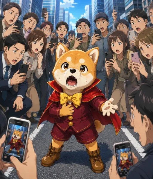 柴犬の魔法使い、異世界に飛ばされる