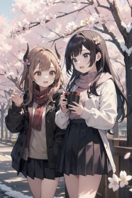 悪魔の少女と友達