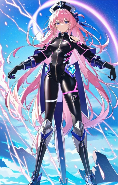 pink hair