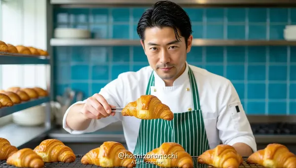 パティシエの技、黄金の三日月 - Pastry chef's technique, golden crescent moon