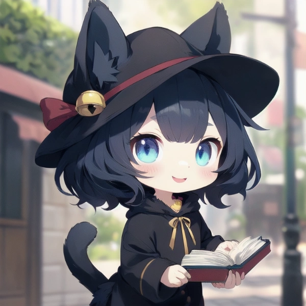 猫の魔女　ミニキャラ