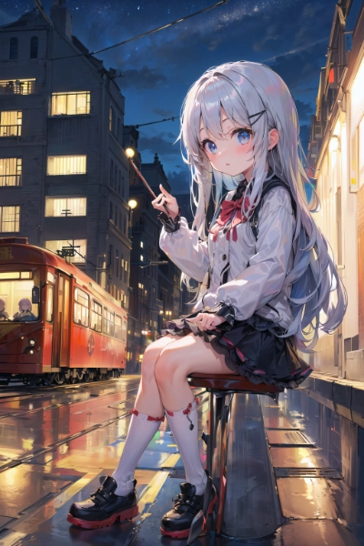 チンチン電車の待ち時間