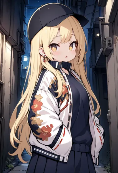 路地裏に佇むヤンキー少女