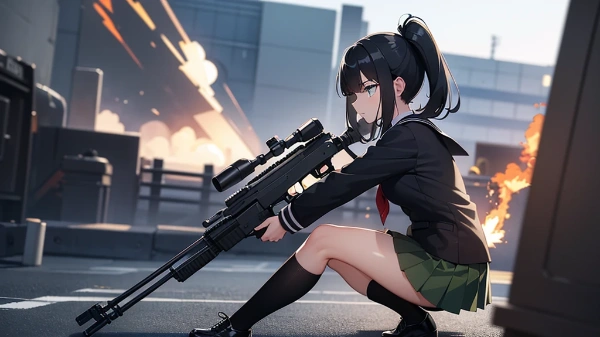 私立ミリオタ学園「コンセントレーションを高める芋砂」