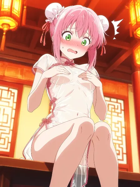 透けチャイナドレス