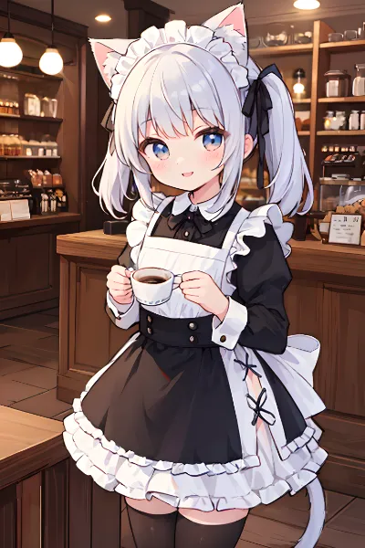 ネコ娘メイドさん