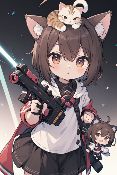 光線銃な猫耳ショタくん