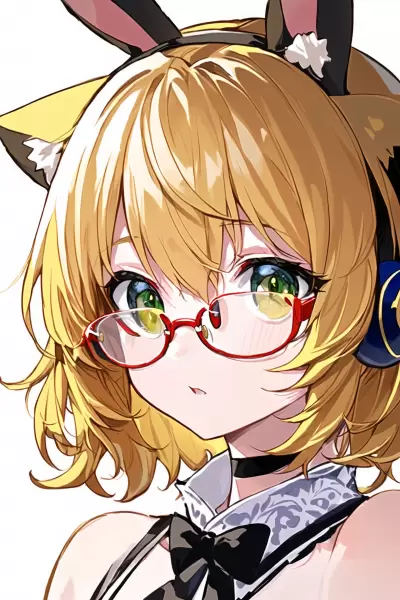 メイちゃんとうさ耳カチューシャ