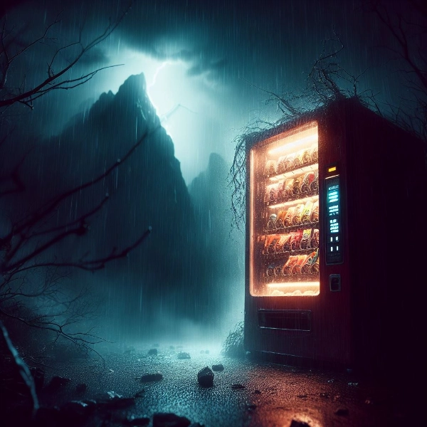 不気味な自販機