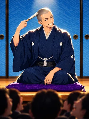 落語の名手、笑顔で魅せる一席