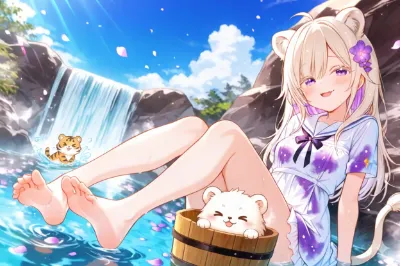 アイピク島露天温泉