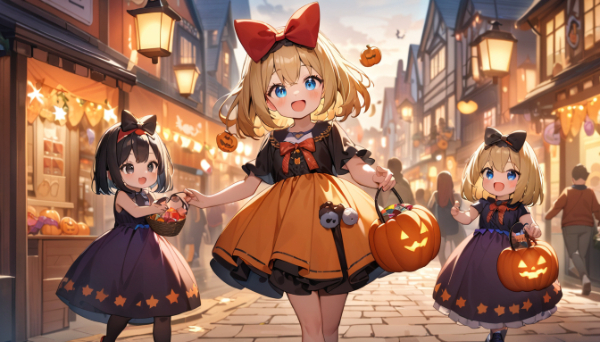 おかしちょうだい。いやならば…