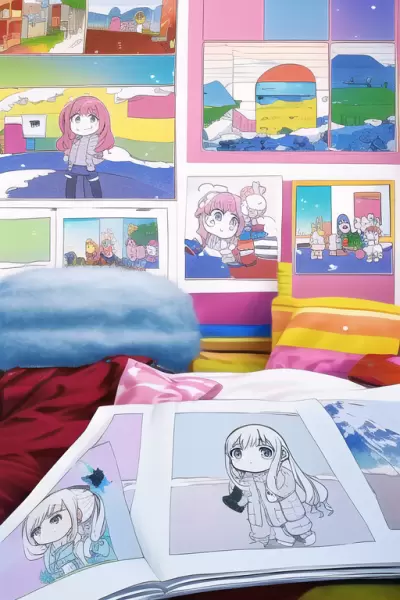 娘の部屋の机の上